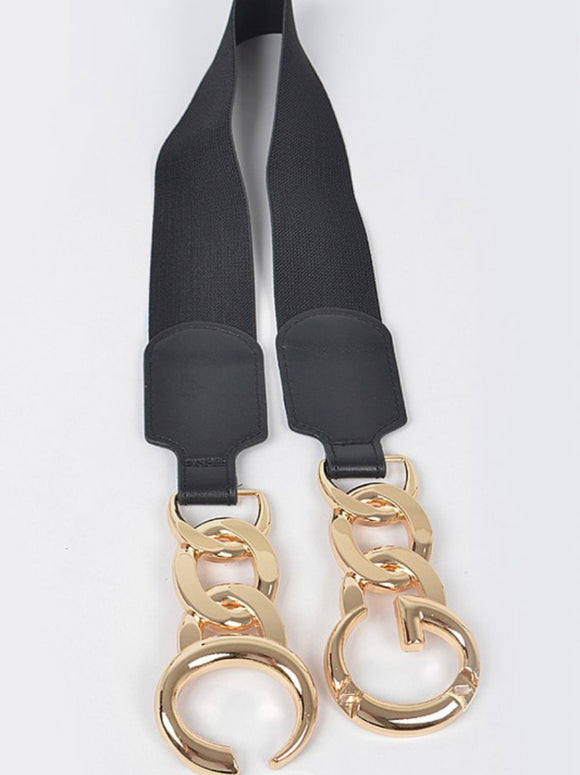 Chain belt black