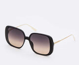 Oversize square classy Sunglasses set